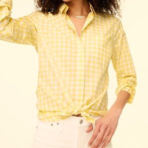 J. Crew gingham lightweight gingham shirt